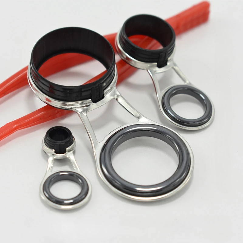Fishing Rod Repair Kit - ステンレス鋼の釣り竿ガイドリング,セラミックリング,アイ,日曜大工のアクセサリー