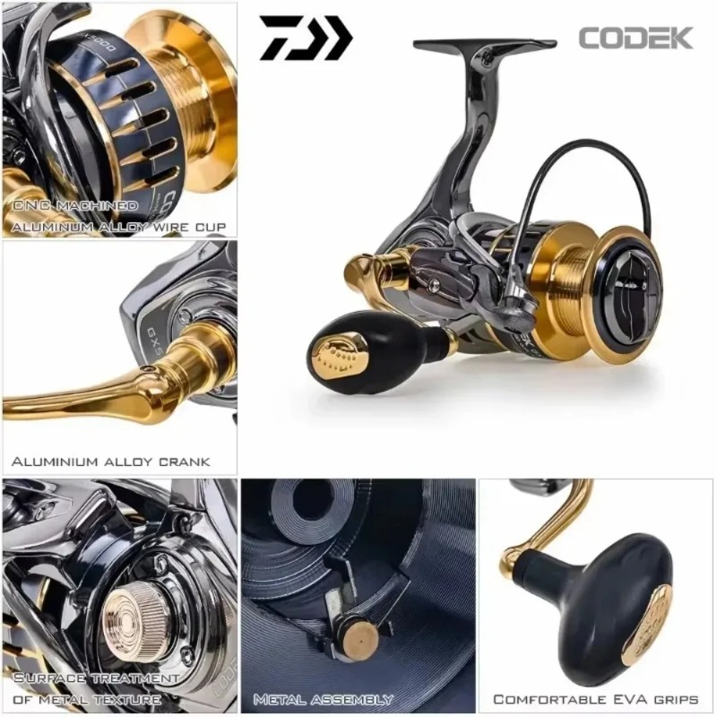 ダイワ CODEK スピニングリール ベイトキャスティングリ - Abu Garcia Reel Max のレビューと価格