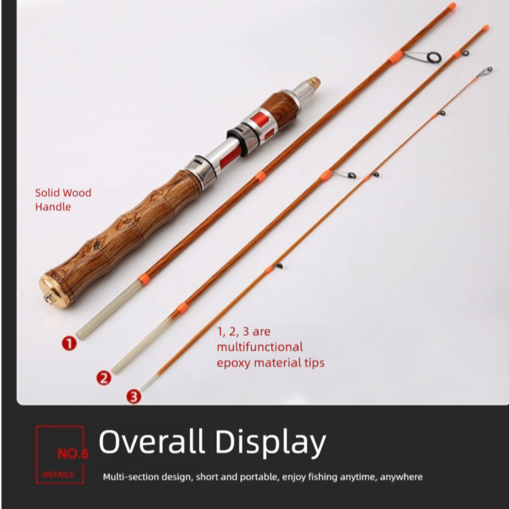 4セクションスピニング釣り竿 ULパワー スピニングキャステ - Fishing Rod Carbon Fiber のレビューと価格