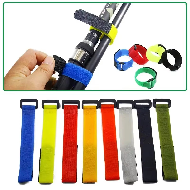 10個入り 再利用可能な釣り竿用マジックテープバンド ベルト - Fishing Rod Repair Kit のレビューと価格