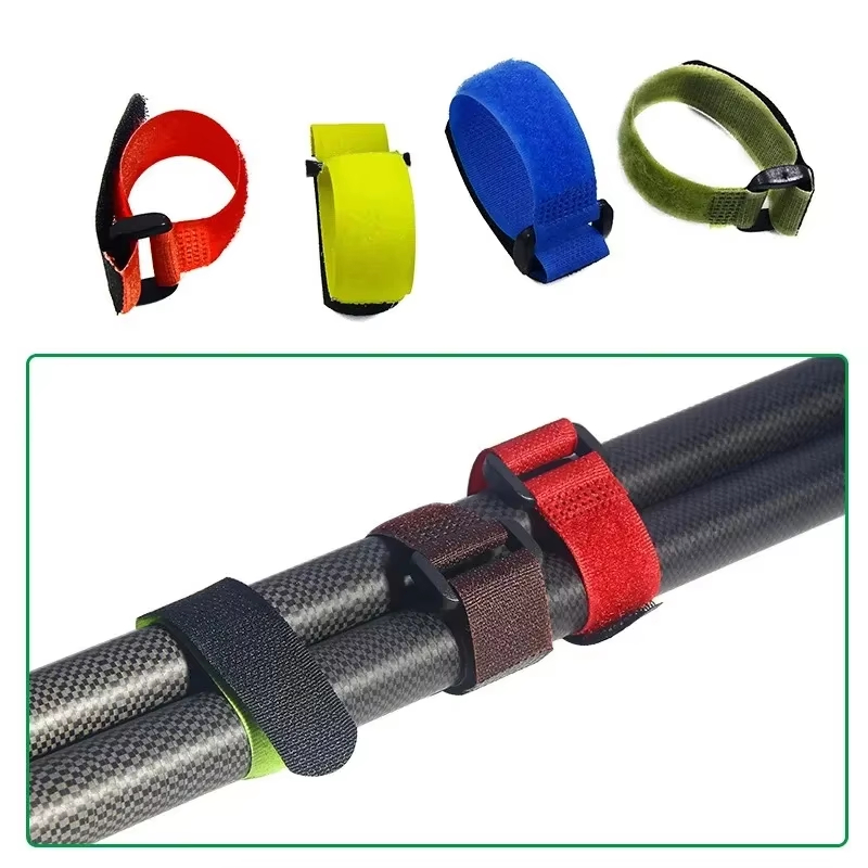 10個入り 再利用可能な釣り竿用マジックテープバンド ベルト - Fishing Rod Repair Kit のレビューと価格