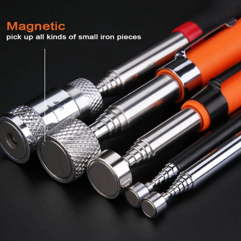 伸縮性のある磁気ペン、金属加工の便利なツール、ナットボルトを - Fishing Rod Telescopic のレビューと価格