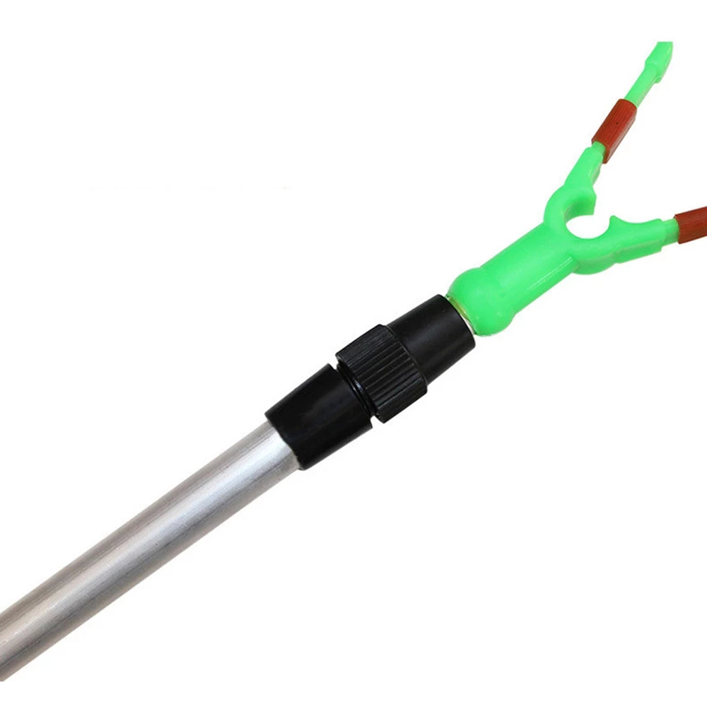 伸縮式アルミ合金2段ブラケットポールラックスタンド釣り竿ホル - Fishing Rod Casting のレビューと価格