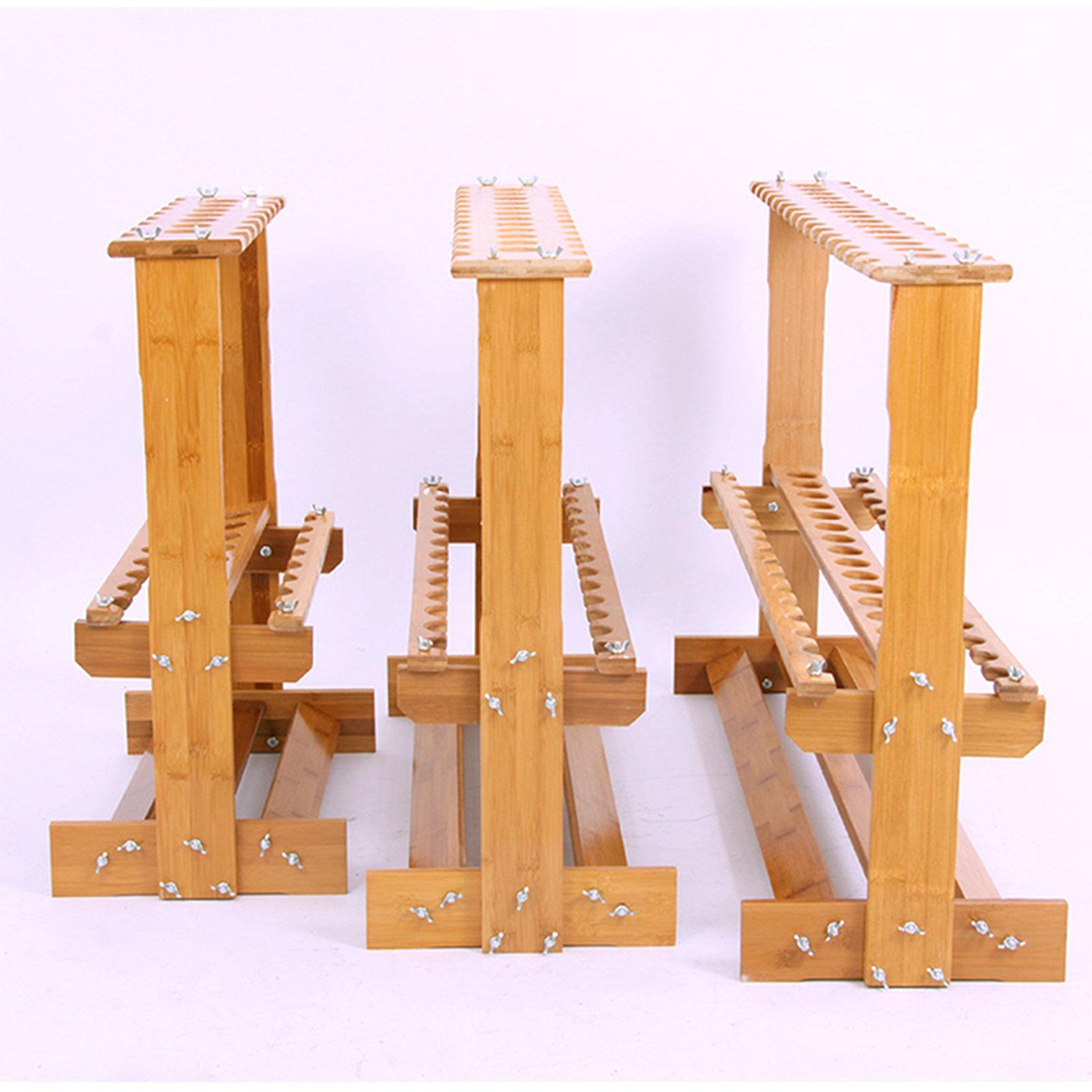 釣り竿収納ラック竹製フロアスタンドオーガナイザー垂直ディスプ - Fishing Rod Rack のレビューと価格