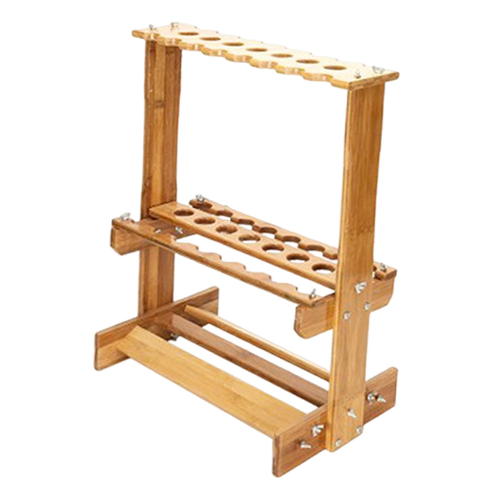 釣り竿収納ラック竹製フロアスタンドオーガナイザー垂直ディスプ - Fishing Rod Rack のレビューと価格